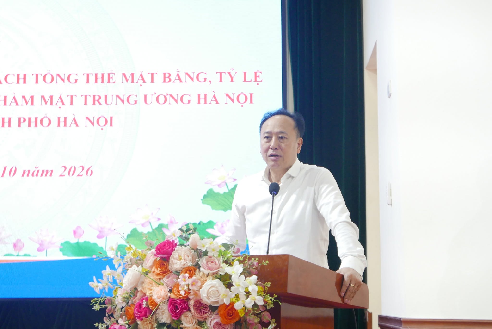 PGS.TS Trần Cao Bính, Giám đốc bệnh viện phát biểu tại Hội Nghị